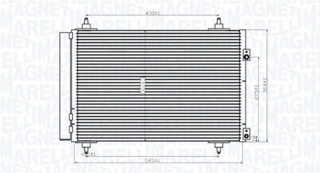 Конденсер кондиціонера MAGNETI MARELLI BC820