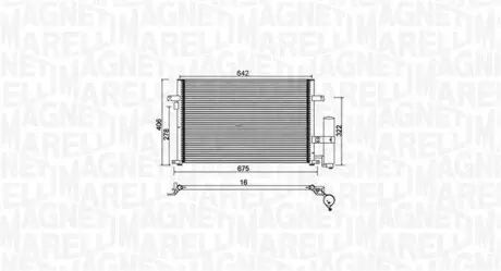 Конденсер кондиціонера MAGNETI MARELLI BC912