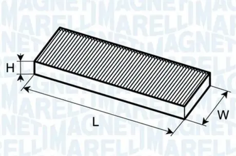 Фильтр воздуха (салона) MAGNETI MARELLI BCF263