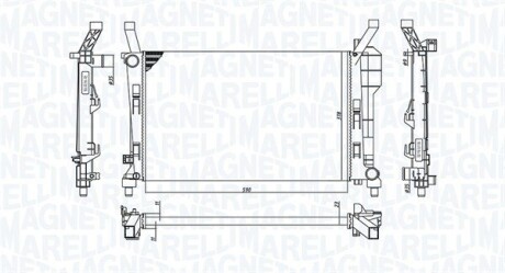 Радіатор охолоджування MAGNETI MARELLI BM1262