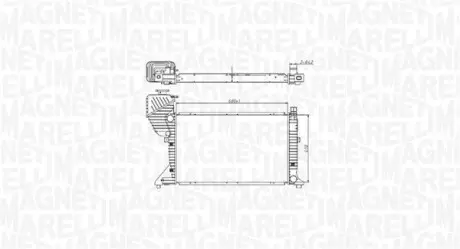 Радіатор охолоджування MAGNETI MARELLI BM1774