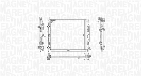 Радіатор охолоджування MAGNETI MARELLI BM1869