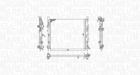 Радіатор охолоджування MAGNETI MARELLI BM1869