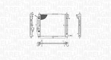 Радиатор охлаждения MAGNETI MARELLI BM1973