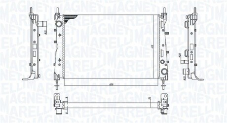 Радіатор охолоджування MAGNETI MARELLI BM1991