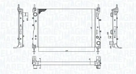 Радиатор охлаждения MAGNETI MARELLI BM1991