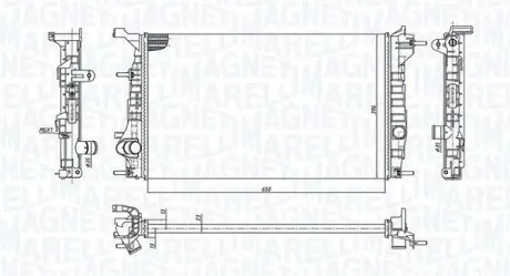 Радиатор охлаждения MAGNETI MARELLI BM1992