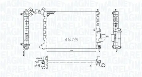 Радіатор охолоджування MAGNETI MARELLI BM2002