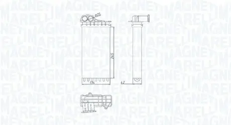 Радиатор печки MAGNETI MARELLI BR436
