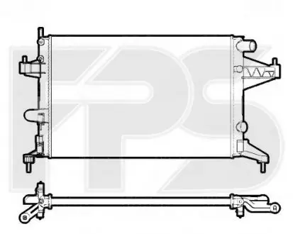 Радиатор охлаждения MAGNETI MARELLI FP 52 A1079-X