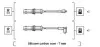 Проволока зажигания, набор MAGNETI MARELLI MSK1152 (фото 2)