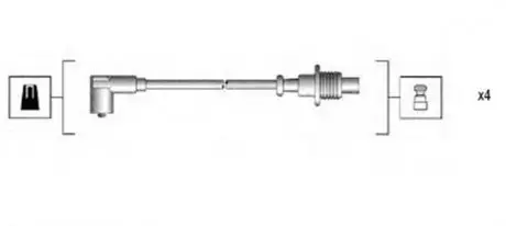 Проволока зажигания, набор MAGNETI MARELLI MSK703