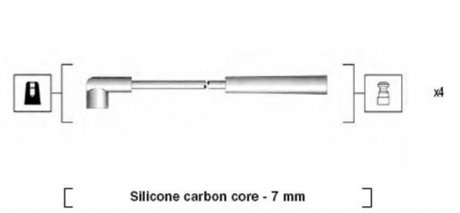Набор проводов MAGNETI MARELLI MSK877