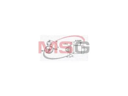 Стартер MAGNETI MARELLI MSN8045