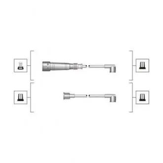 Проволоки зажигания MAGNETI MARELLI MSQ0004