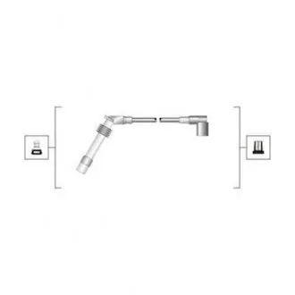 Проволоки зажигания MAGNETI MARELLI MSQ0035