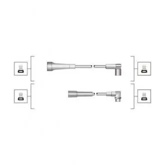 Проволоки зажигания MAGNETI MARELLI MSQ0051