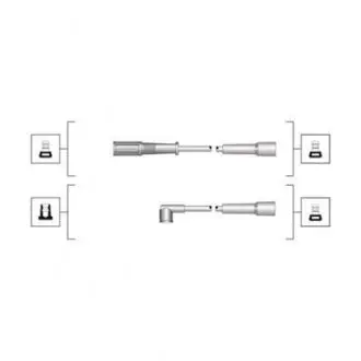 Проволоки зажигания MAGNETI MARELLI MSQ0066