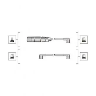 Проволоки зажигания MAGNETI MARELLI MSQ0071