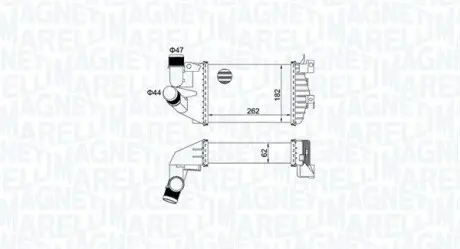 Радиатор наддува MAGNETI MARELLI MST508