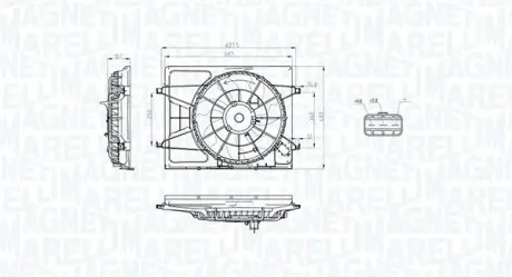 Вентилятор радіатора MAGNETI MARELLI MTC793AX