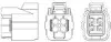 Лямбда-зонд HONDA CR-V 2.0 02- MAGNETI MARELLI OSM116 (фото 1)
