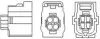 Лямбда-зонд DB W169/W203/W204/W211/W251 MAGNETI MARELLI OSM118 (фото 1)