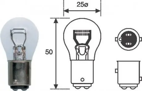 Лампа R2 MAGNETI MARELLI P215W12