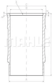 Автозапчасть MAHLE / KNECHT 001LW00143001