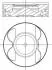 Поршень MB Sprinter 3.0CDI (OM642.884/OM642.896/OM642.898/OM642.899) 06- (83mm/STD) (cyl.1-3) MAHLE 001 PI 00178 000