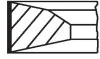Кільця поршневі MB E-class (W212/W213)/M-class (W164/W166) OM642 3.0D (83.00mm/STD) (2-2-2) 001 RS 11119 0N0