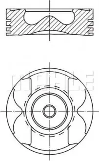 Поршень MAHLE / KNECHT 004 57 03