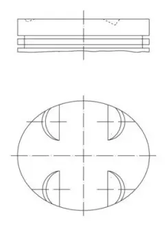 Поршень MAHLE / KNECHT 0052401