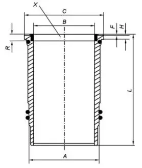 Гільза циліндра MAHLE / KNECHT 005WN0901