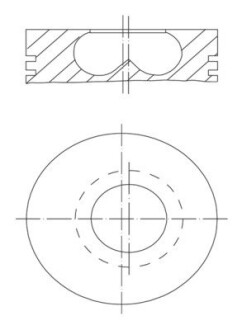 Поршень MAHLE / KNECHT 0070400