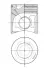 Поршень 88,4 IVECO DAILY V, DAILY VI, FIAT DUCATO 2.3D 07.06- MAHLE / KNECHT 007PI00150002 (фото 1)