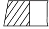 Комплект поршневых колец (96мм). (+0,20) 2,5-2-2,5) CITROEN, FIAT, IVECO, MITSUBISHI IVECO DAILY III, DAILY IV, DAILY V, DAILY VI, MASSIF, CITROEN JUMPER II, FIAT DUCATO 3.0CNG/3.0D 07.99- MAHLE / KNECHT 007RS001060N1 (фото 2)