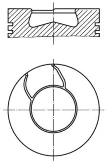Поршень двигуна MAHLE / KNECHT 008 41 00