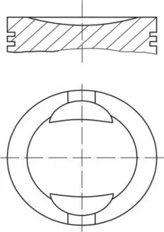Поршень MAHLE / KNECHT 0093602