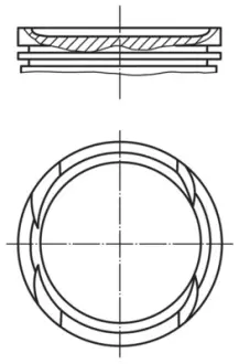 Поршень MAHLE / KNECHT 0097000