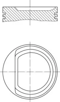 Поршень MAHLE / KNECHT 0102900