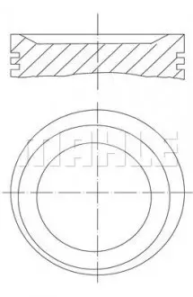 Поршень Opel 86.50 2.0 C20NE MAHLE / KNECHT 0117501