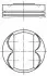 Поршень MAHLE / KNECHT 011 PI 00105 000 (фото 1)