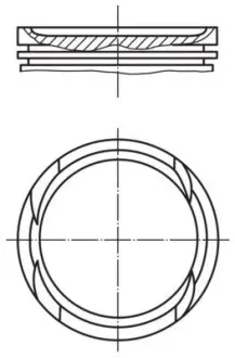 Поршень двигуна MAHLE / KNECHT 011 PI 00112 002