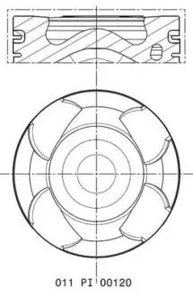 Поршень MAHLE / KNECHT 011 PI 00120 002
