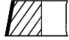 Кольца поршневые.) MAHLE / KNECHT 011RS101010N0 (фото 2)
