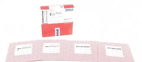 Кольца поршневые Opel Astra G 1.4 16V/Corsa C 1.4 98-09 (77.60mm/STD) (1.2-1.5-2) MAHLE MAHLE / KNECHT 012 10 N0