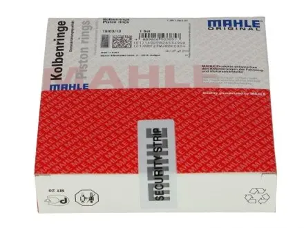 Кільця поршневі Opel Astra/Vectra 1.6i 00- (79.00mm/STD) (1.2-1.2-2) MAHLE MAHLE / KNECHT 012 21 N0