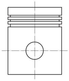 Поршень MAHLE / KNECHT 0135800