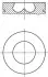 Поршень с кольцами FORD 90.4 TRANSIT 2.4 TDCI 2004- (пр-во MAHLE) 013 PI 00107 002